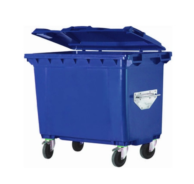 660 Litre Mavi Kağıt Atıklar için Çöp Konteyneri -660R2